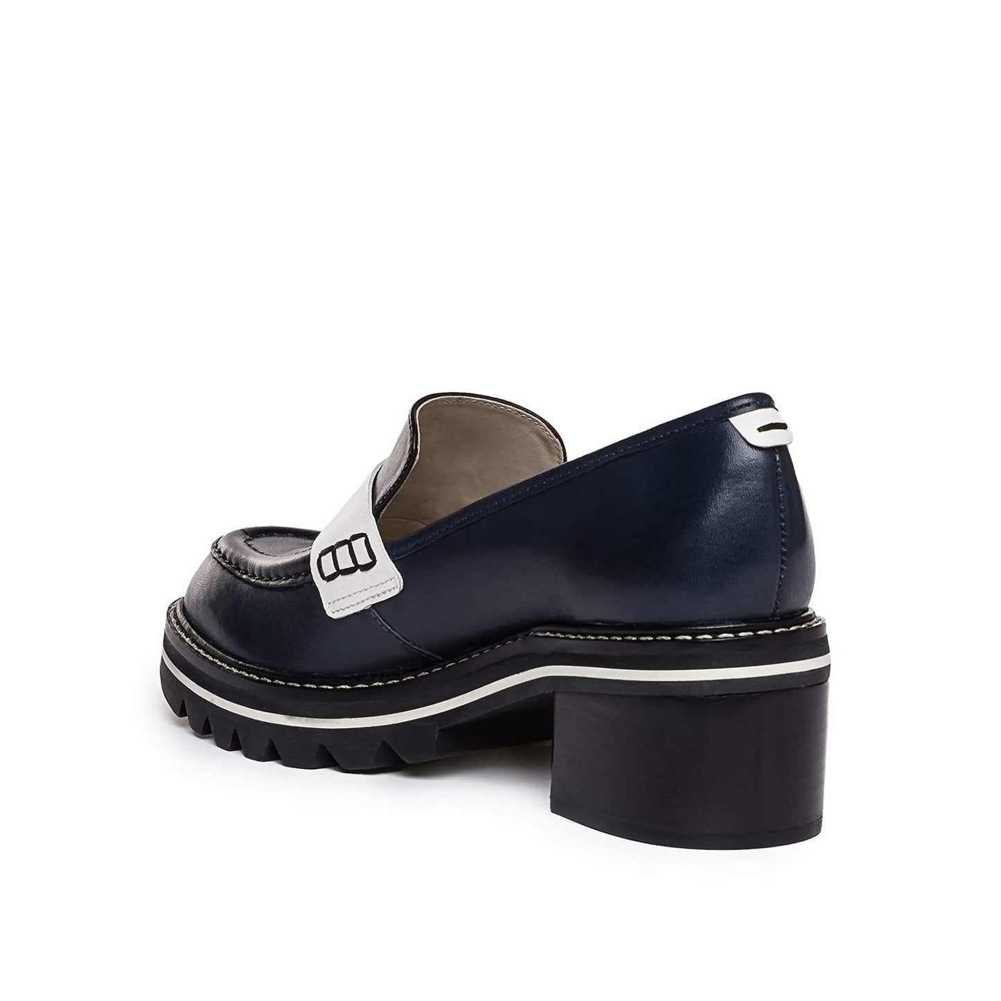 Bernardo Selma Navy Multi Antique Calf 6.5 M