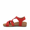 Taos Footwear Women's Trulie True Red Sandal 11-11.5 (M) US