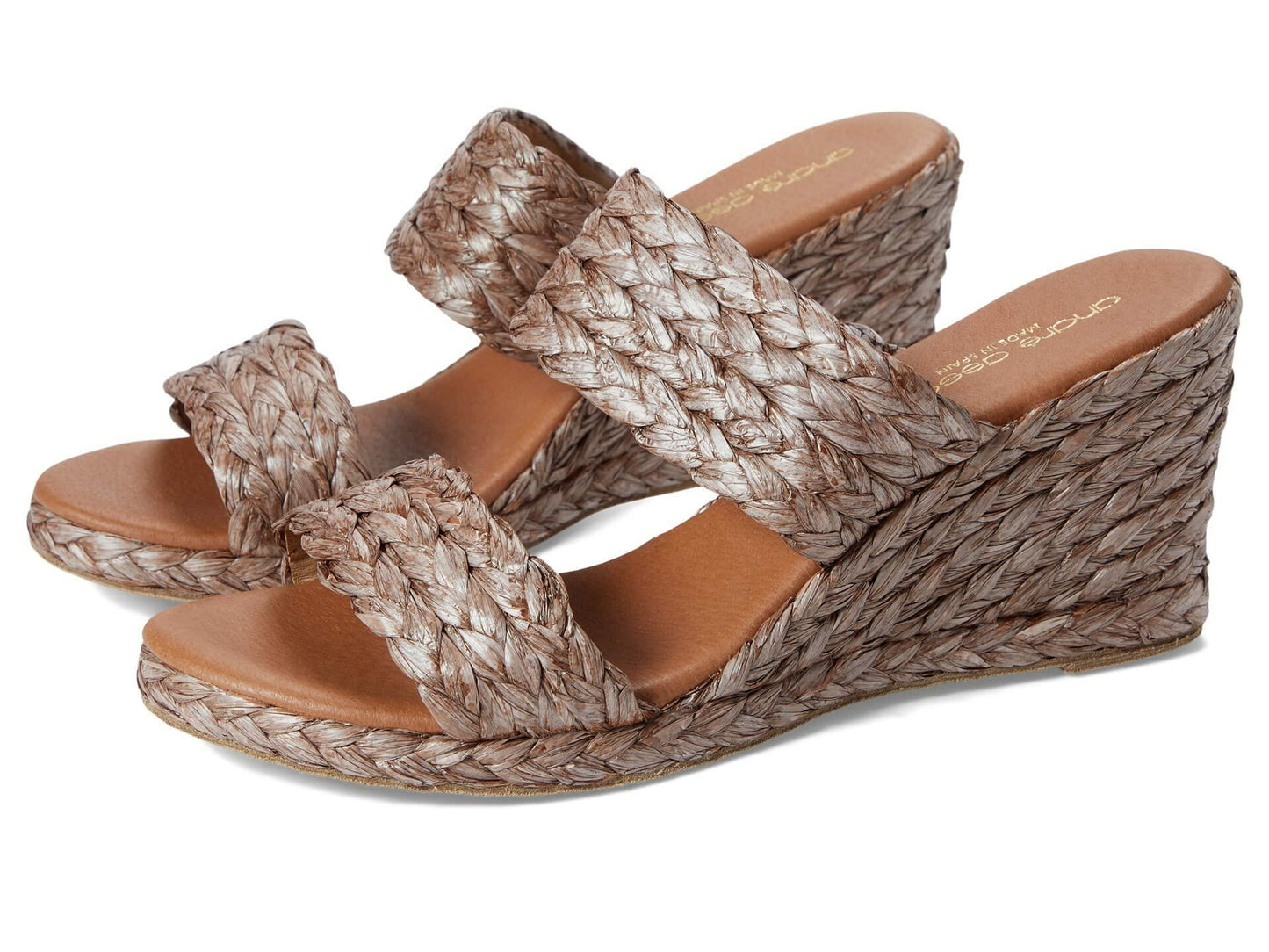 Andre Assous Nolita Raffia Espresso 10 M