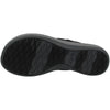 Clarks Women's Flip-Flop, Black Textile, 8