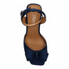 J. Renee Women's Nishia Heeled Sandal, Navy, 8