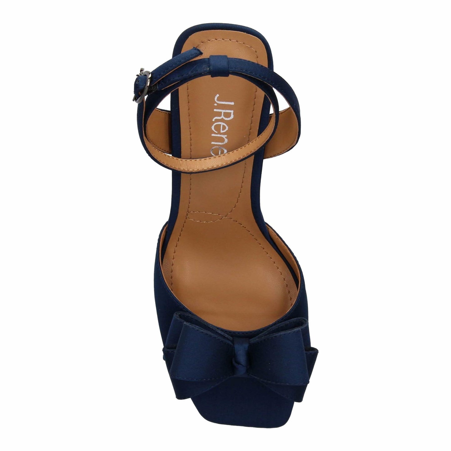 J. Renee Women's Nishia Heeled Sandal, Navy, 8