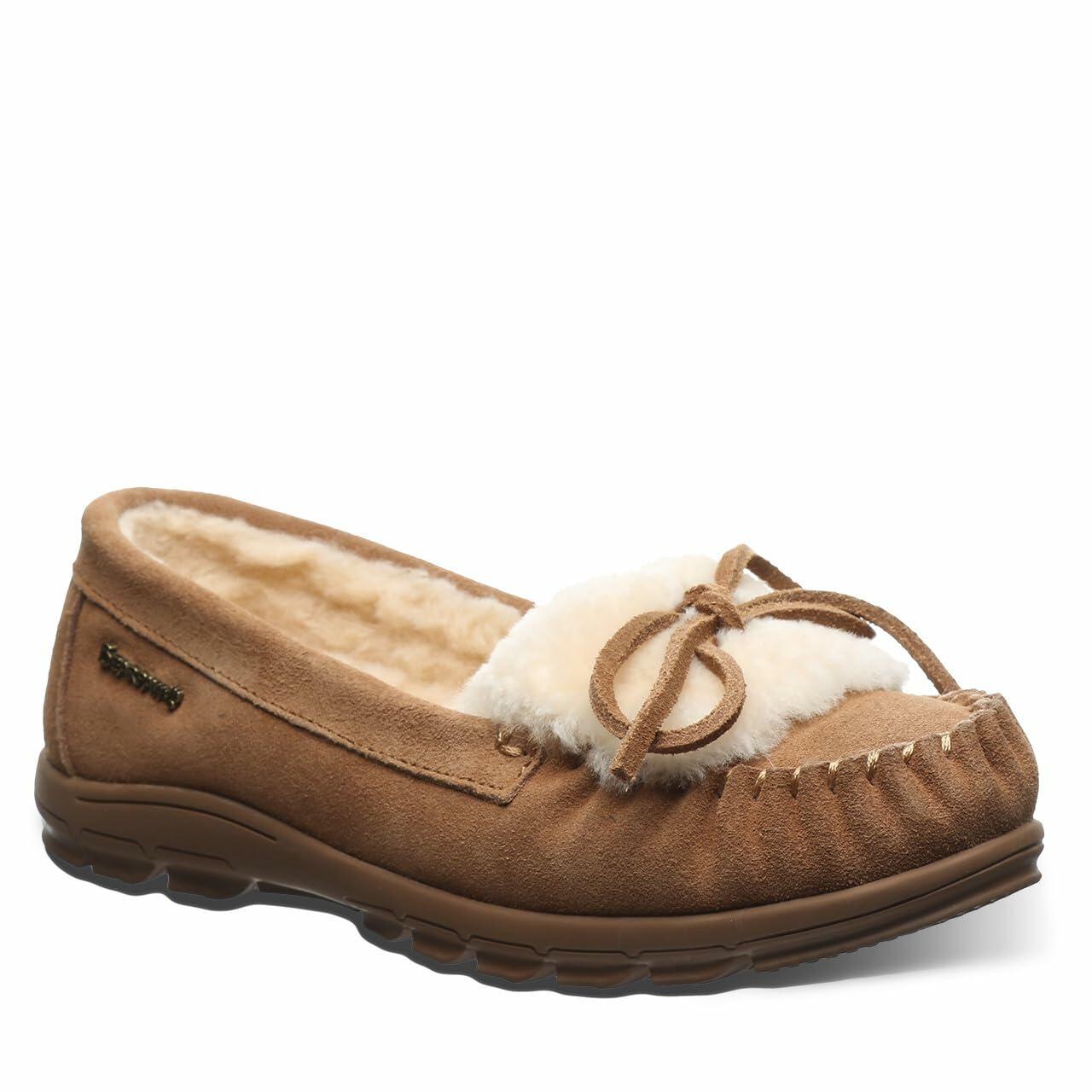 BEARPAW Women's Paris Hickory Slippers Size 8 | Women's Slipper | Women's Shoe | Comfortable Lightweight Slippers