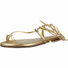 TKEES Jo - Flats for Women - Leather Upper - Wrap Around Ankle Tie Closure - Open Round Toe - Flat Silhouette Blink 8 B - Medium