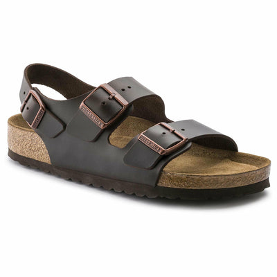 Birkenstock Milano Soft Footbed Amalfi Brown Leather