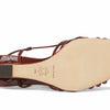 Tory Burch Women's Multi Strap Wedge Sandals 75mm Russet Brown/Russet Brown 9 Medium