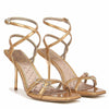 Sam Edelman Trevin Heeled Sandal Cava Gold 7.5 Medium