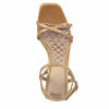 Sam Edelman Trevin Heeled Sandal Cava Gold 7.5 Medium
