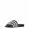 adidas Men Adilette Black core Black Footwear White Size 4.0 US