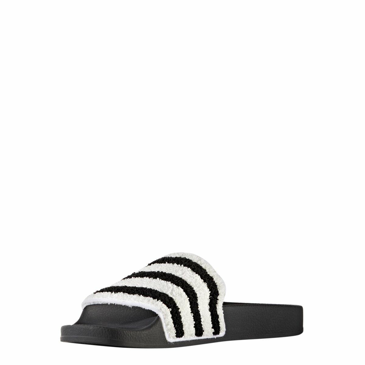 adidas Men Adilette Black core Black Footwear White Size 4.0 US