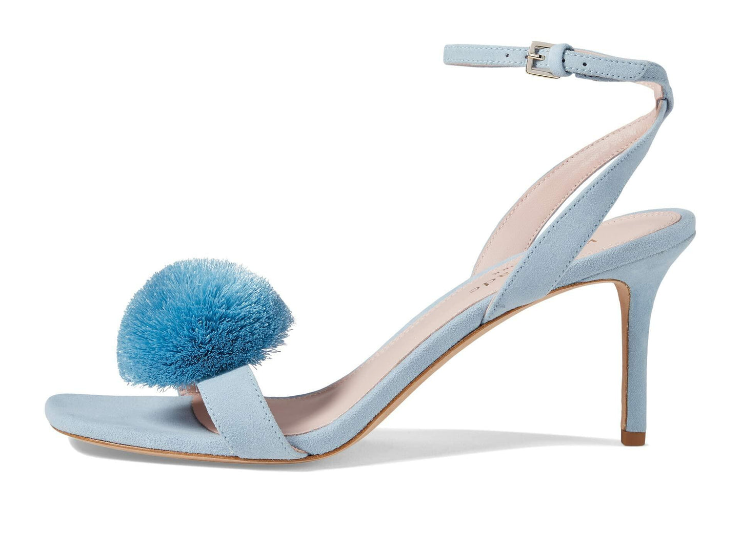 kate spade new york Amour Pom Sandal Celeste Blue 9.5 B (M)