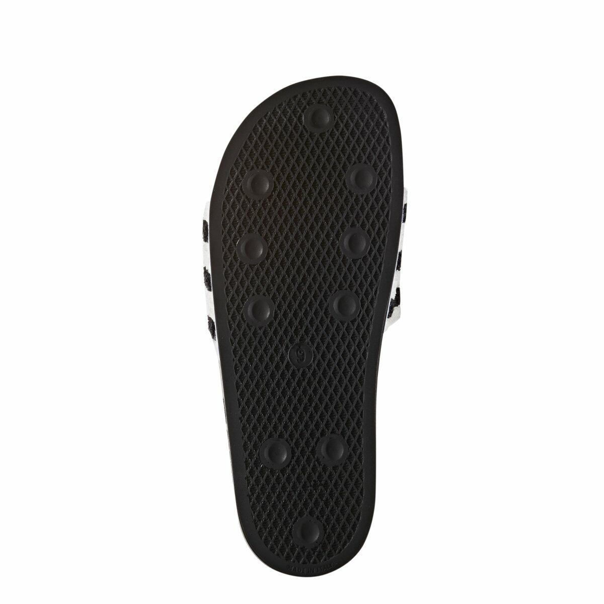 adidas Men Adilette Black core Black Footwear White Size 4.0 US