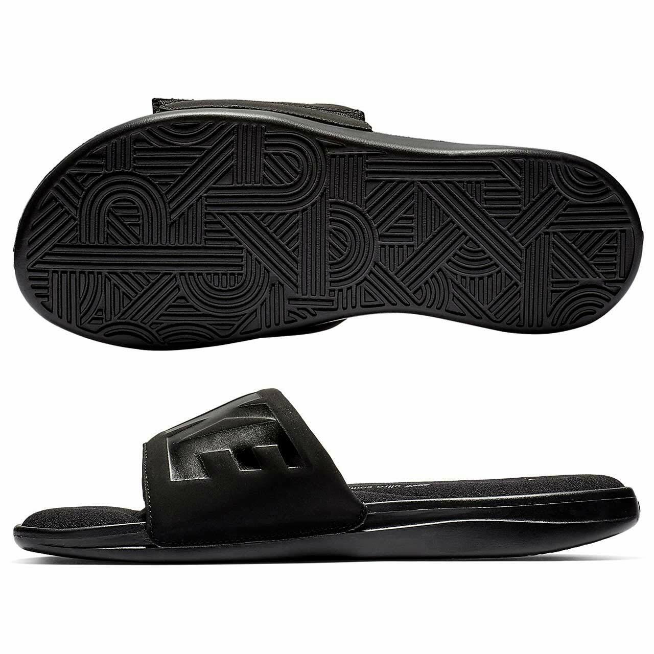 Nike Mens Ultra Comfort 3 Slide, Black/Black-Dark Grey (US 10)