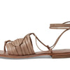 Free People Cami Huarache Wap Sandals for Women – Gladiator Design – Slip-on – Open-Ended Round Toe Design Latte EU 36 (US Women's 6) M