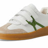 Veronica Beard Womens Reagan Sneakers White/Lemongrass Green Leather 10 Medium