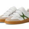 Veronica Beard Womens Reagan Sneakers White/Lemongrass Green Leather 10 Medium
