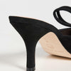 Loeffler Randall Women's Amyra Bow Heeled Mules, Black, 8 Medium US