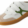 Veronica Beard Womens Reagan Sneakers White/Lemongrass Green Leather 10 Medium