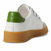 Veronica Beard Womens Reagan Sneakers White/Lemongrass Green Leather 10 Medium