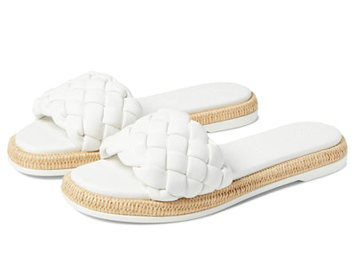 Seychelles Bellissima White V-Leather/Raffia 7.5 M