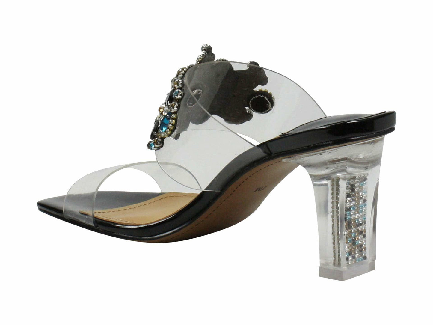 J. Renee Kamelia Clear/Black/Multi 10 M (B)