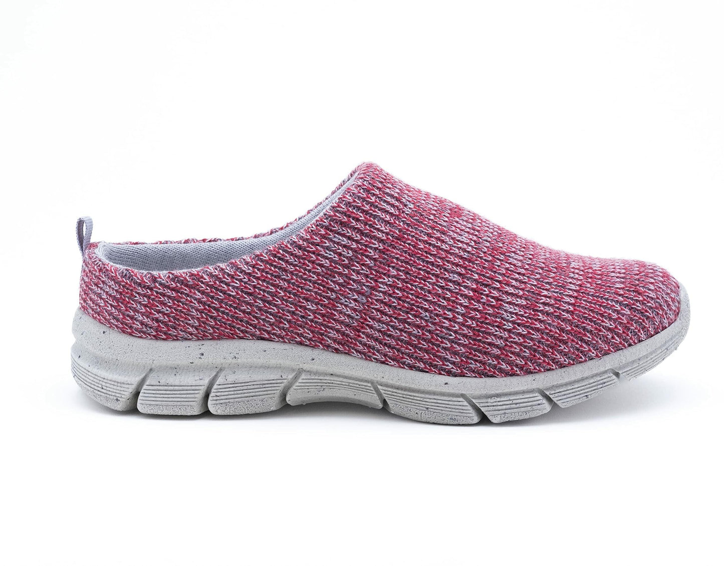 Woolloomooloo Shoe Mudgee Unisex - Merino Wool Footwear - Slip On - Slipper - Clog - Mule - Indoor/Outdoor - Comfort and Support - Moisture Wicking - Red Multi, Women's 11.5-12 M US Men's 9-9.5