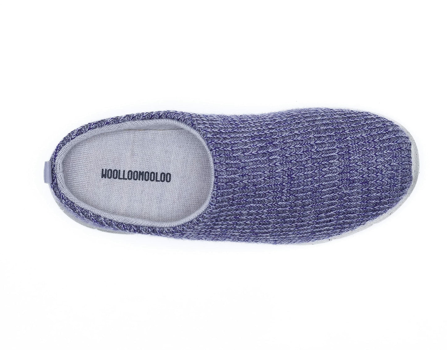 Woolloomooloo Shoe Mudgee Unisex - Merino Wool Footwear - Slip On - Slipper - Clog - Mule - Indoor/Outdoor - Comfort and Support - Moisture Wicking - Blue Multi, Women's 8.5-9 M US Men's 6-6.5