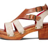 Bed|Stu Womens Devlin Brown Heeled Sandals Shoes 6