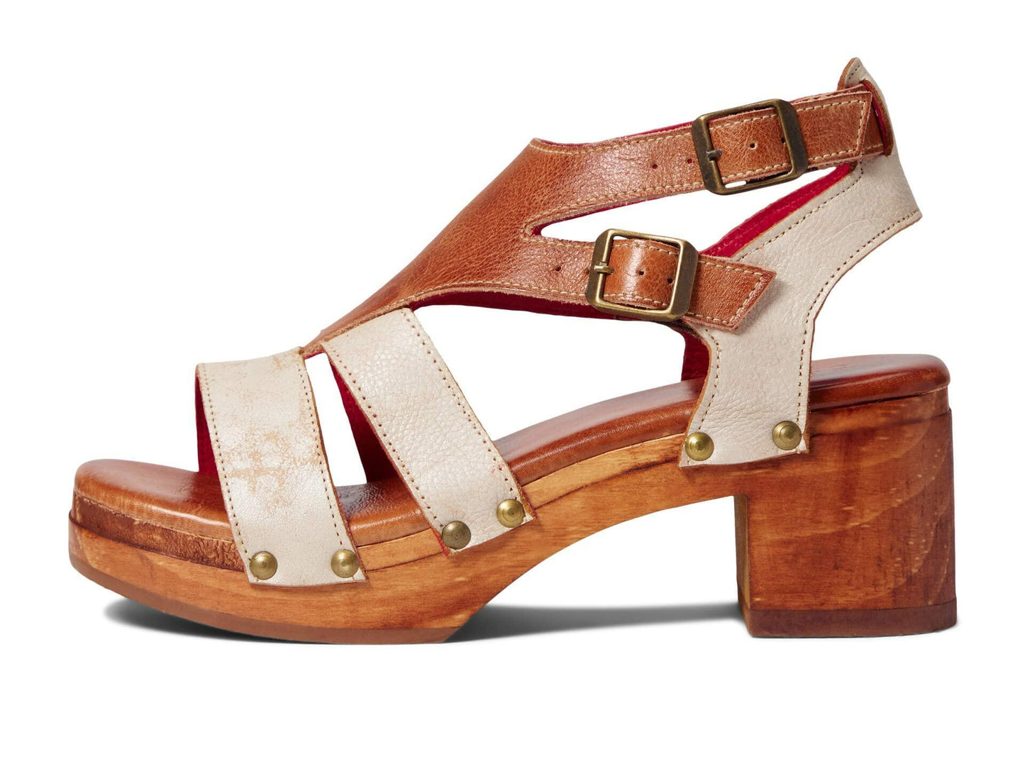 Bed|Stu Womens Devlin Brown Heeled Sandals Shoes 6