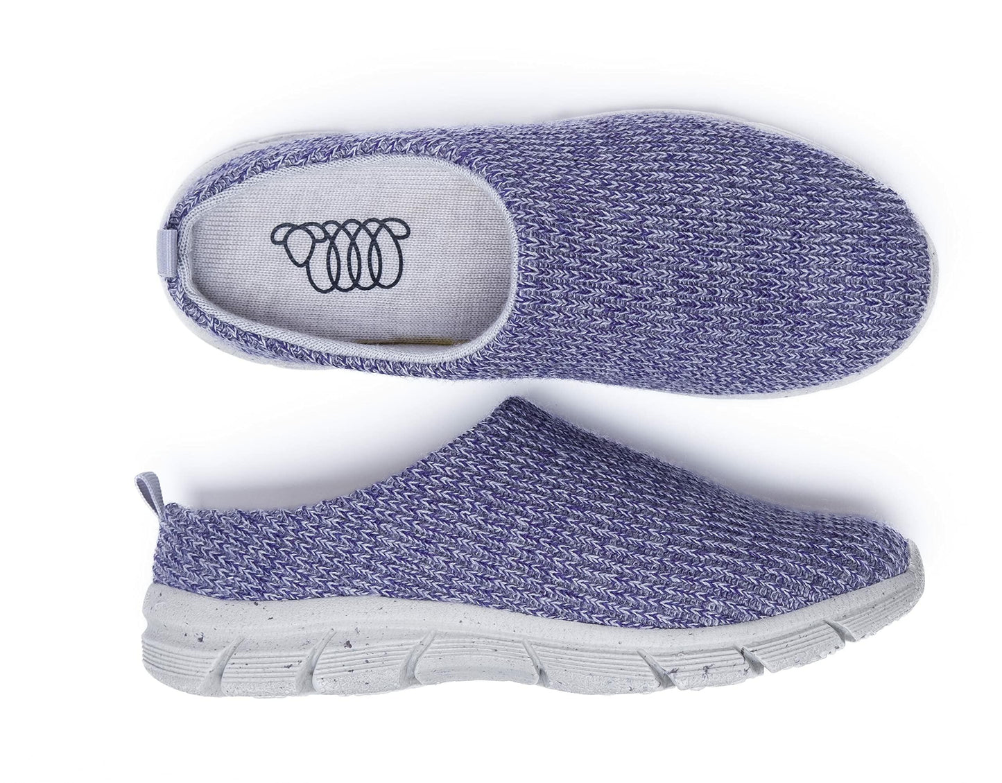 Woolloomooloo Shoe Mudgee Unisex - Merino Wool Footwear - Slip On - Slipper - Clog - Mule - Indoor/Outdoor - Comfort and Support - Moisture Wicking - Blue Multi, Women's 8.5-9 M US Men's 6-6.5