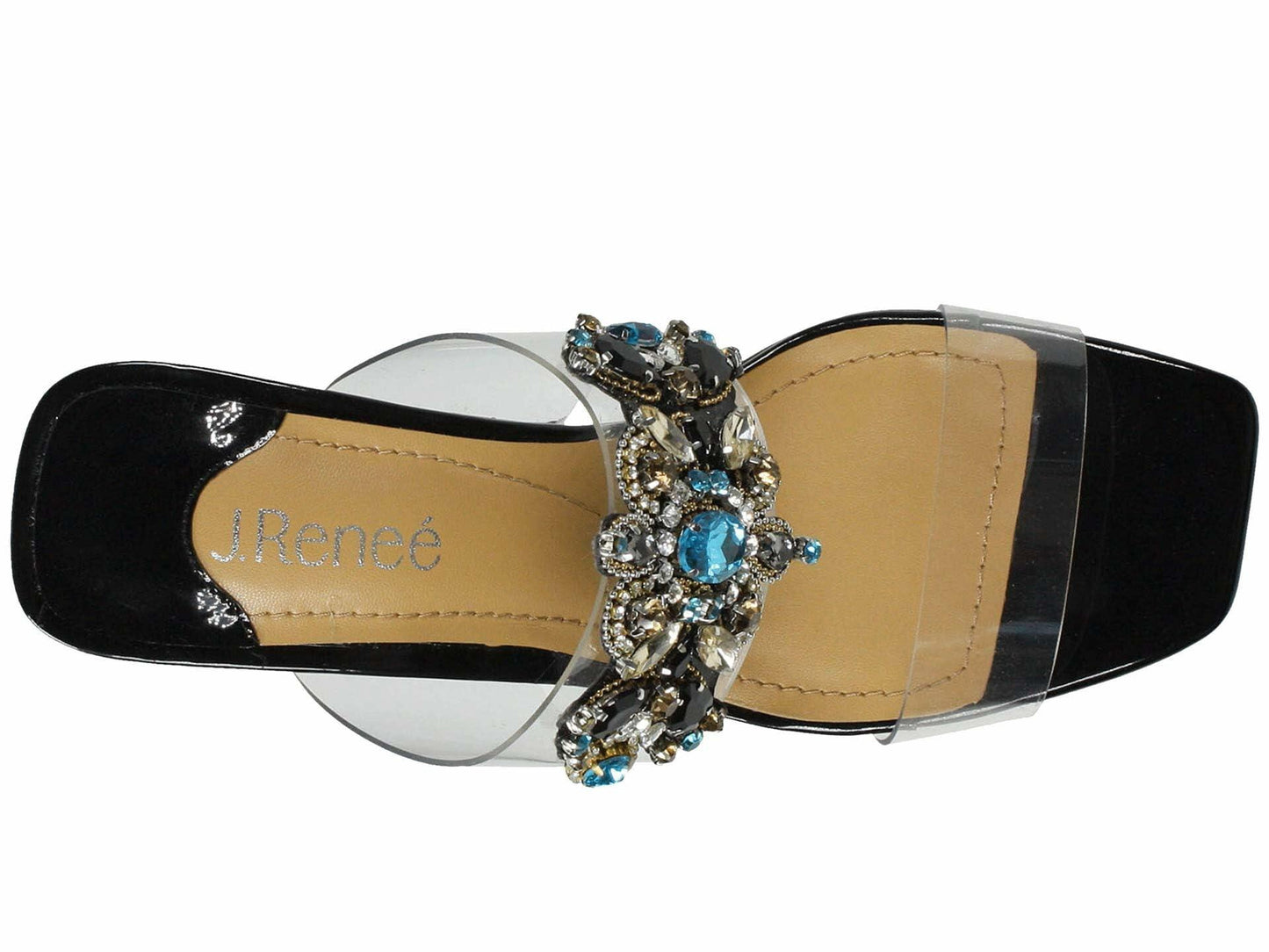 J. Renee Kamelia Clear/Black/Multi 10 M (B)
