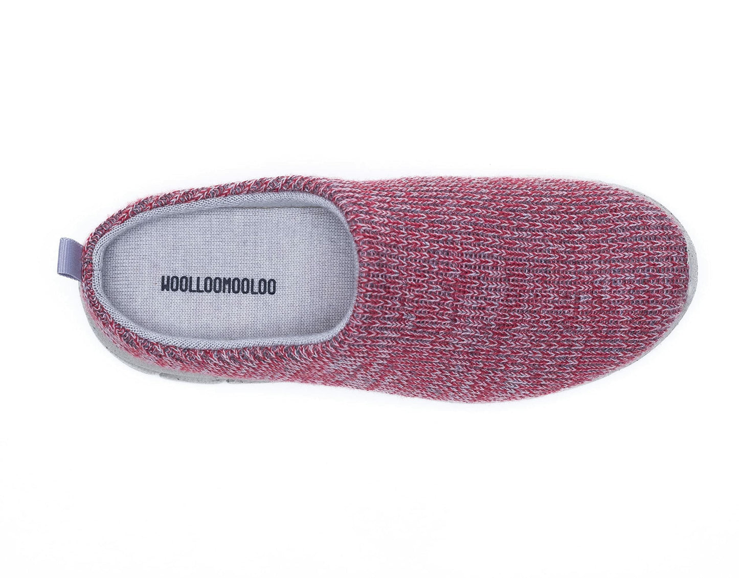 Woolloomooloo Shoe Mudgee Unisex - Merino Wool Footwear - Slip On - Slipper - Clog - Mule - Indoor/Outdoor - Comfort and Support - Moisture Wicking - Red Multi, Women's 11.5-12 M US Men's 9-9.5