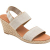 André Assous Allison Wedge, Beige Linen, 7
