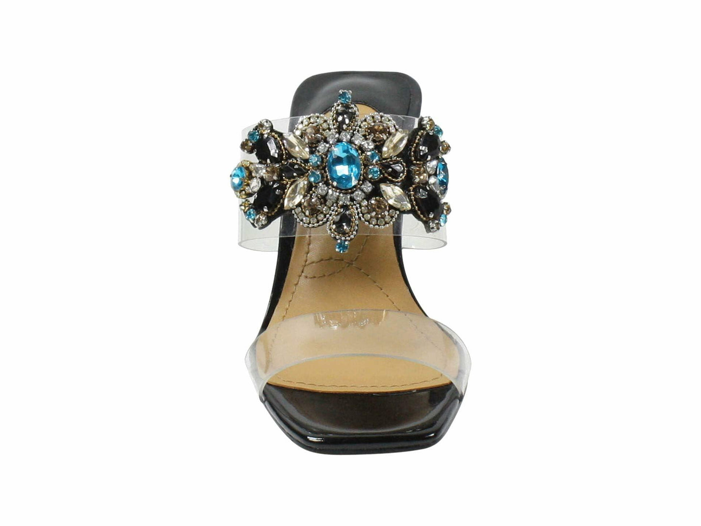 J. Renee Kamelia Clear/Black/Multi 10 M (B)
