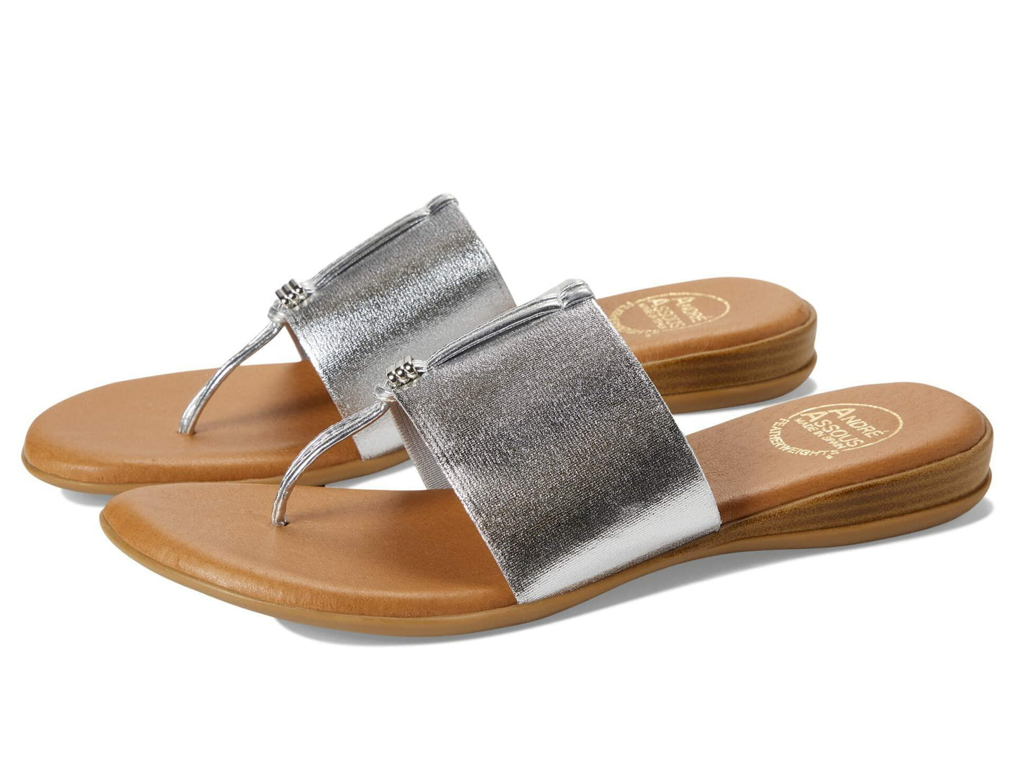 André Assous Nice Flat, Silver, 8
