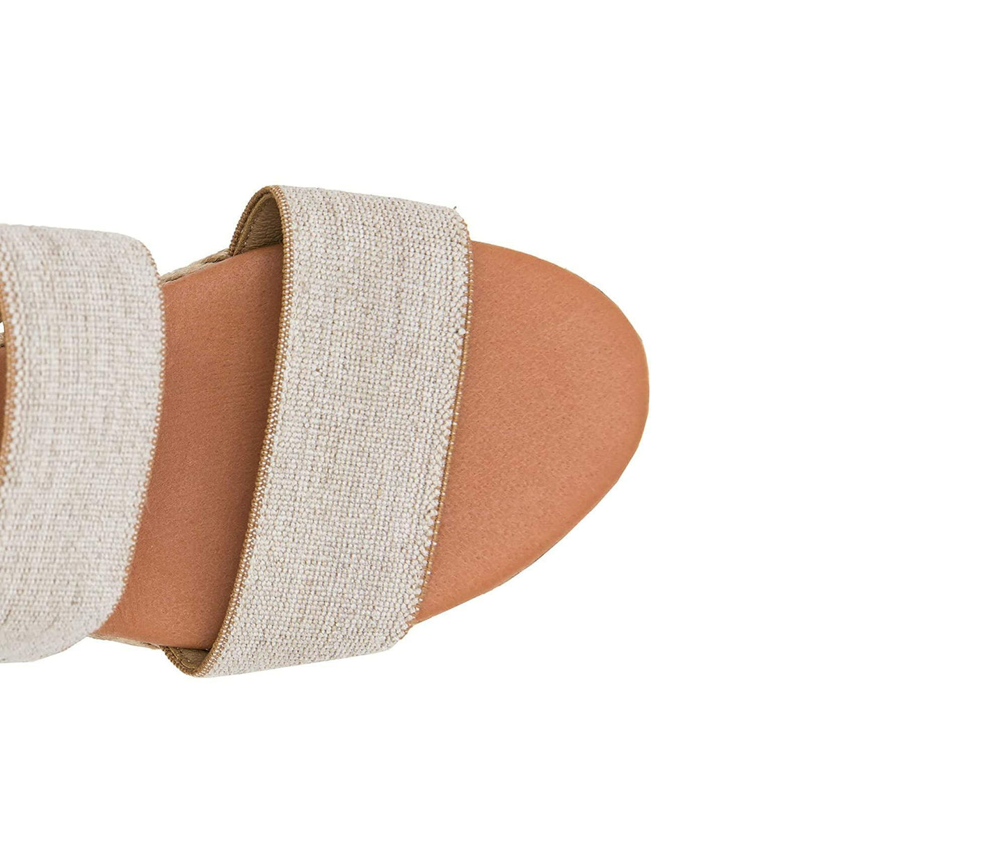 André Assous Allison Wedge, Beige Linen, 7