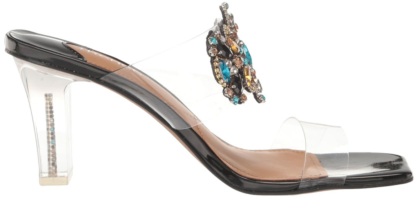 J. Renee Kamelia Clear/Black/Multi 10 M (B)