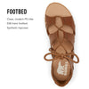Sorel Women's Cameron™ Flatform Lace Wedge Sandals Velvet Tan/Chalk 10 B - Medium