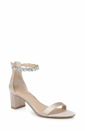 Jewel Badgley Mischka Catalina Rose Gold 9 W