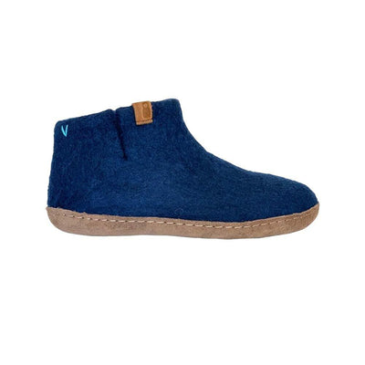 Baabushka Unisex Slippers, Navy, 10.5 US Men