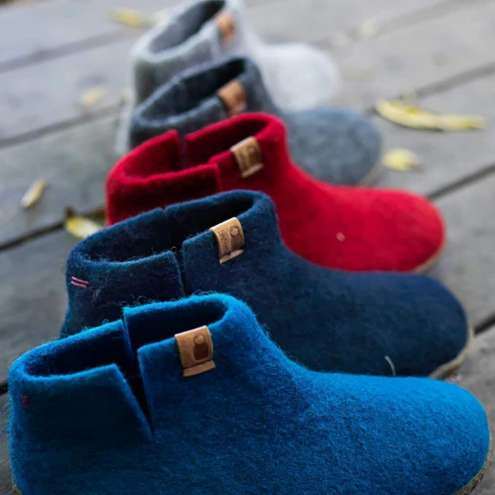 Baabushka Unisex Slippers, Navy, 10.5 US Men