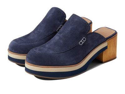 Bernardo Sofia Navy Split Suede 8.5 M