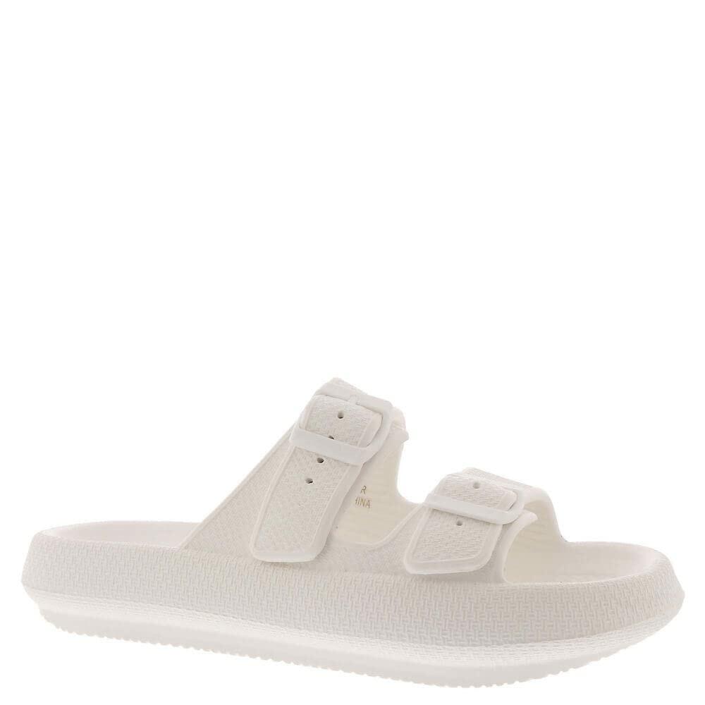 Women's SoCool Slide Sandals in White