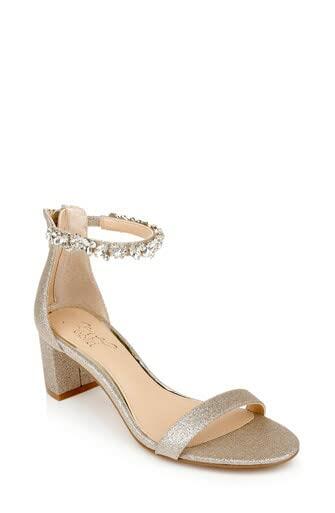 Jewel Badgley Mischka Catalina Rose Gold 9 W