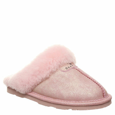 BEARPAW Women's Loki Exotic Pink Glitter Size 9 | Women's Slippers | Women's Shoes | Comfortable & Light-Weight