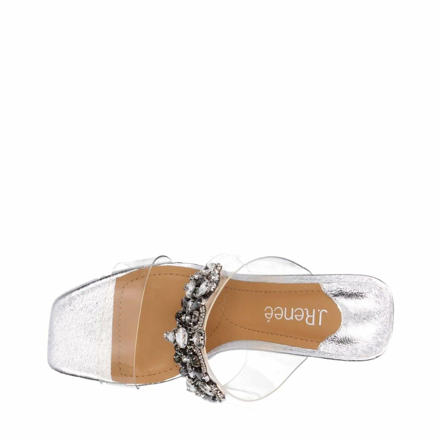 J. Renee Kamelia Clear/Silver/Multi 7.5 W (C)
