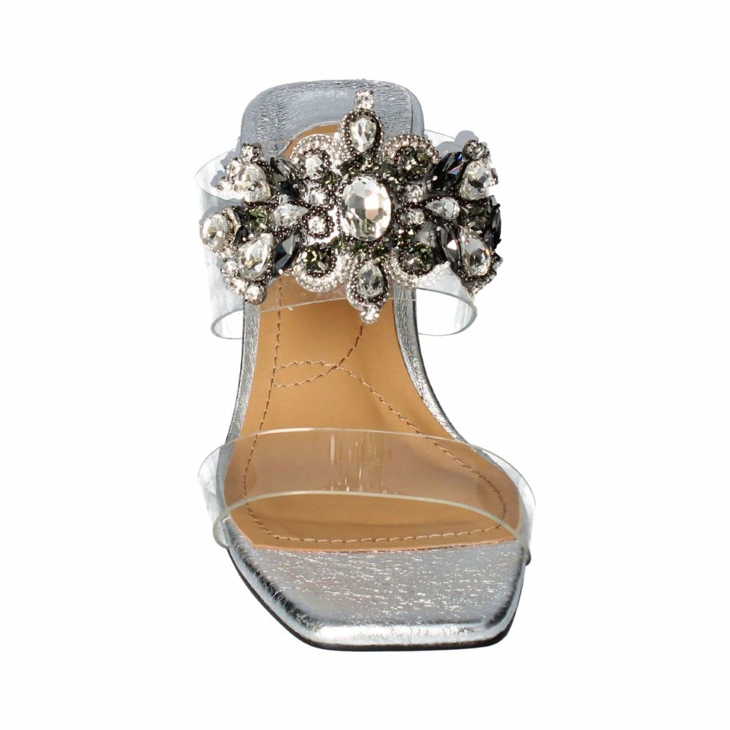 J. Renee Kamelia Clear/Silver/Multi 7.5 W (C)