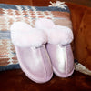 BEARPAW Women's Loki Exotic Pink Glitter Size 9 | Women's Slippers | Women's Shoes | Comfortable & Light-Weight