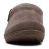 Clarks Women's Roseville Echo Clog, Dark Taupe Suede, 8.5 Medium US