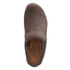 Clarks Women's Roseville Echo Clog, Dark Taupe Suede, 8.5 Medium US